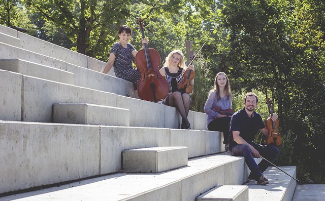 Koncert v zámecké kapli, smyčcové kvarteto Aquartet